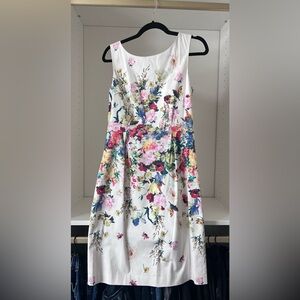 Talbots Vibrant Floral Midi Dress